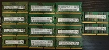 LOT OF 14 Mixed Brand  16GB DDR4 PC4 Laptop RAM 2666-3200 SODIMM Memory picture