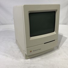 Macintosh Classic M1420 Apple Computer 1990 Vintage, Powers On picture