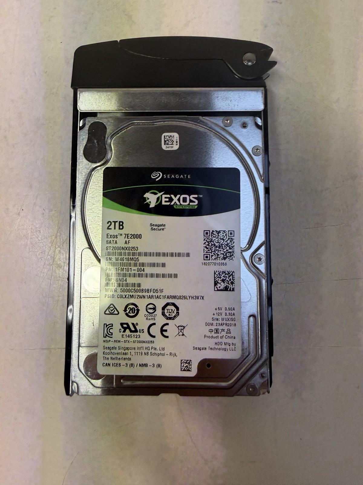 Seagate Exos ST2000NX0253 HDD 2TB SATA 7.2K 2.5\