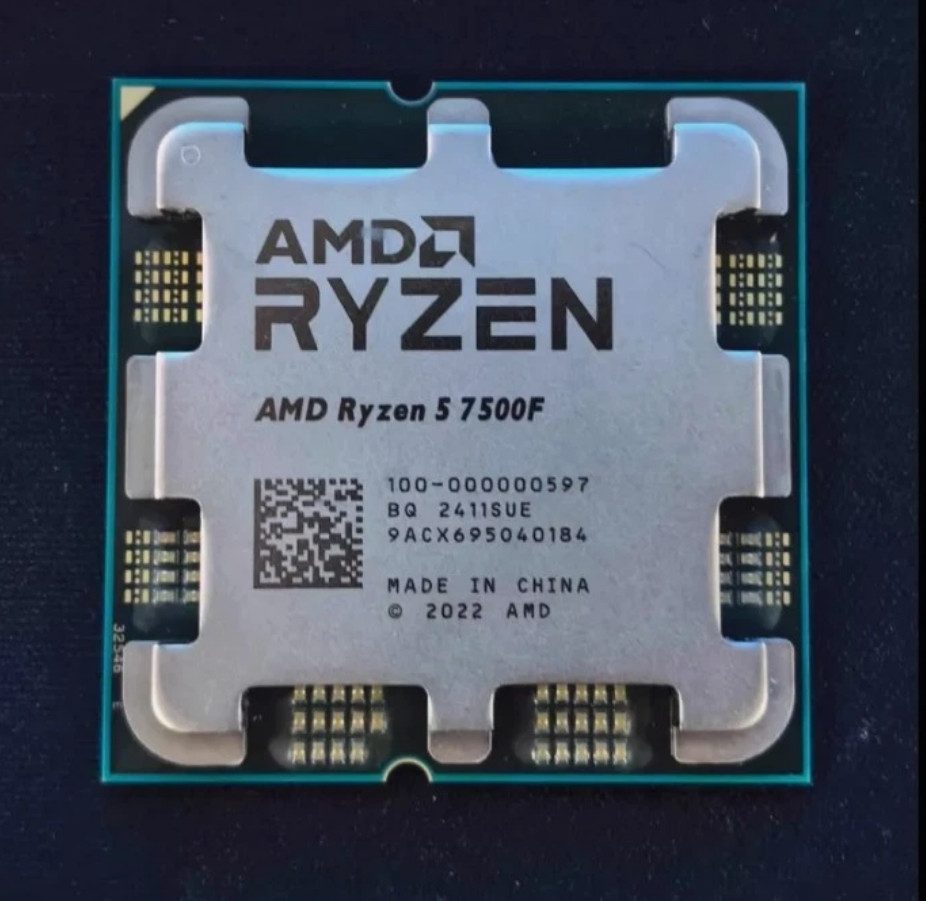 AMD RYZEN 5 7500F Desktop Processor Socket AM5 CPU R5 6-Core AMD RYZEN 5 7500F Desktop Processor Socket AM5 CPU R5 6-Core