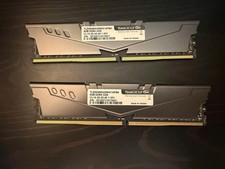 Team T-FORCE VULCAN Z 16GB 2x8GB DDR4 RAM 3200MHz TLZGD48G3200HC16FBK picture