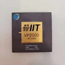 Vintage IIT VP2000 Vision Processor RISC CPU Gold Cap Ceramic PGA-145 picture