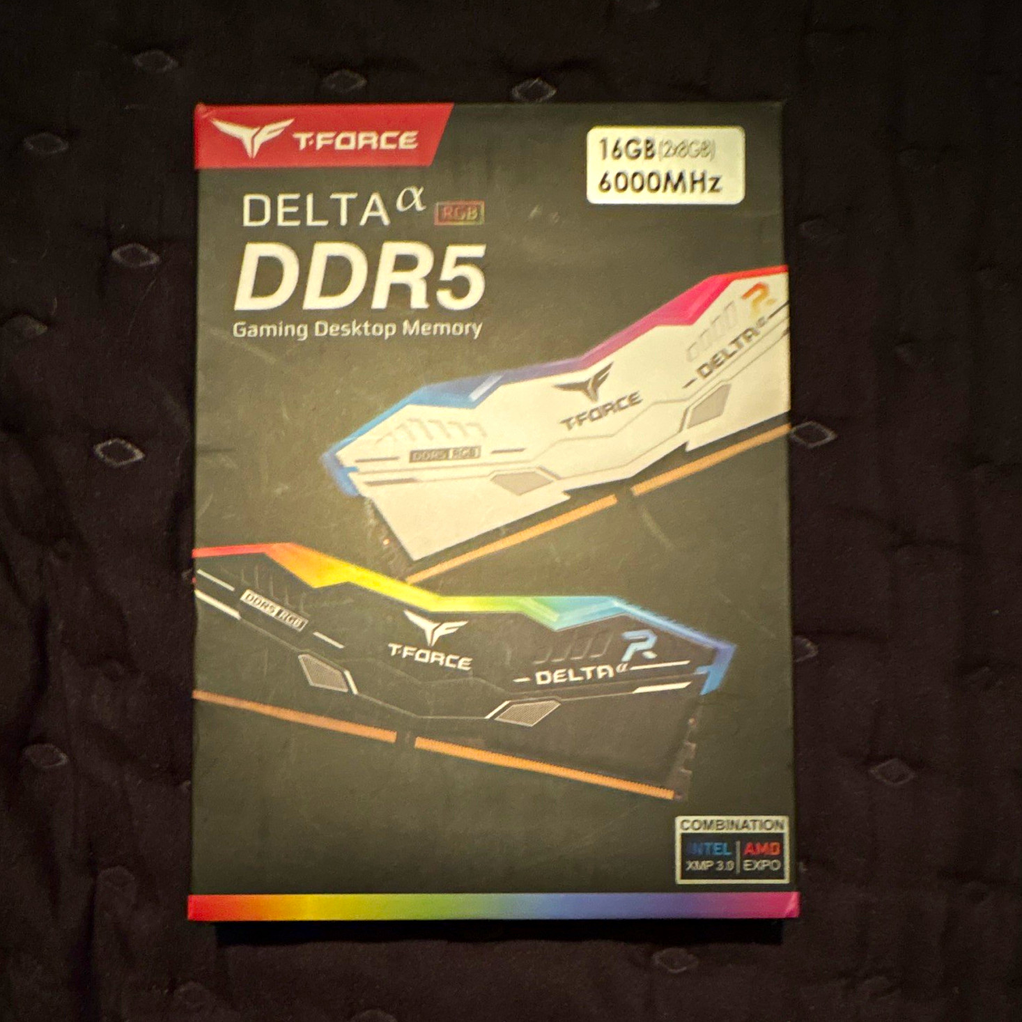 T-FORCE DELTA α RGB DDR5 16GB (2x8GB) 6000MHz DIMM Desktop Memory Kit