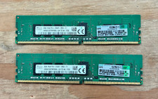 Lot 2x 8GB (16GB) SK Hynix HMA81GR7MFR8N-UH TD AA PC4-2400T Server Memory 🤖🧠 picture
