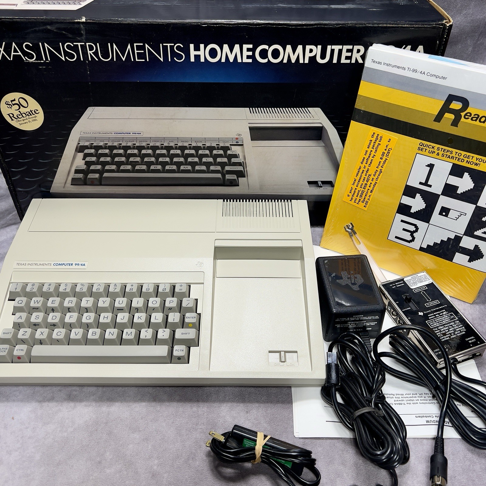 Vintage Texas Instruments Home Computer 994A PHC004A G1N Vintage Texas Instruments Home Computer 994A PHC004A G1N