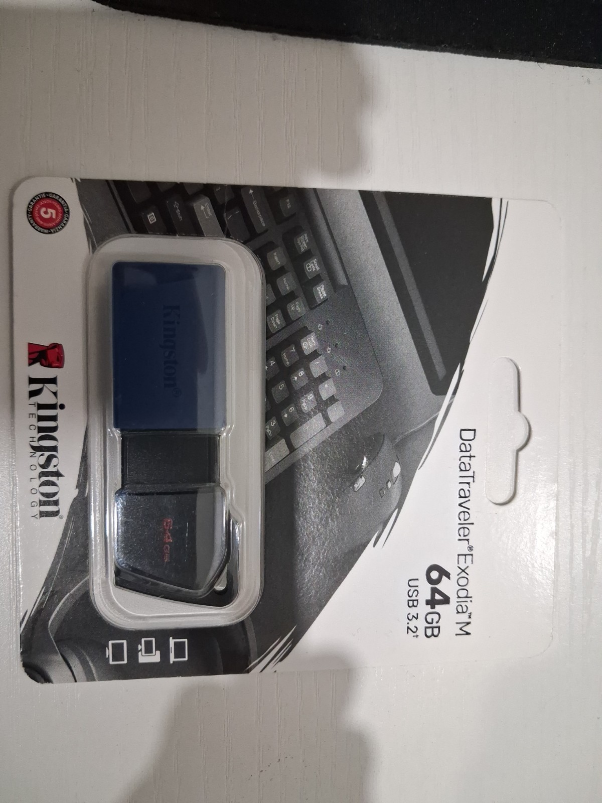 Kingston DataTraveler Exodia 64GB Flash Drive - Black Kingston DataTraveler Exodia 64GB Flash Drive - Black