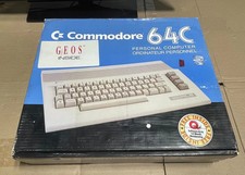 Commodore 64C Personal Computer PC w/Power Supply, Box and Commodore 1571 Drive picture