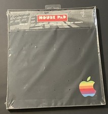 vintage Rainbow Apple Logo Mouse Pad-Sealed New picture