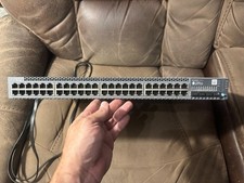 Juniper EX2300-48P Switches Managed Poe+ Junos 48 Port. TESTED. W Power cord. picture