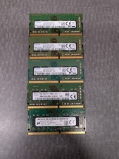 ** Lot of 5 Samsung SK Hynix Micron 8GB DDR4 SODIMMs 2666 picture
