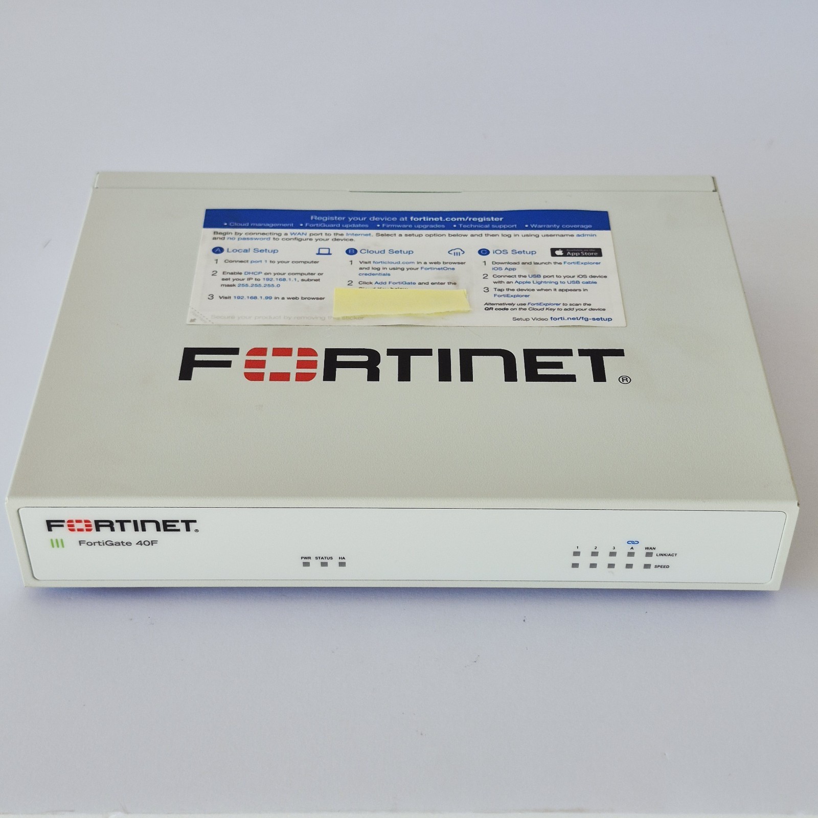 π‘ Fortinet FortiGate FG-40F Network Security Firewall Appliance No Pwr Adapter π‘ Fortinet FortiGate FG-40F Network Security Firewall Appliance No Pwr Adapter