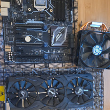 BUNDLE: ASUS Z170 Motherboard, 32 Gb Ddr4 Ram, Asus Card, Cpu Fan, Intel I7 picture
