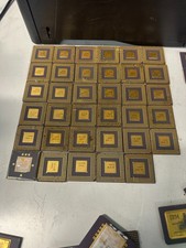 10 Pounds Vintage Ceramic CPU Processor/ic chips Gold Recovery Computers Scrap picture