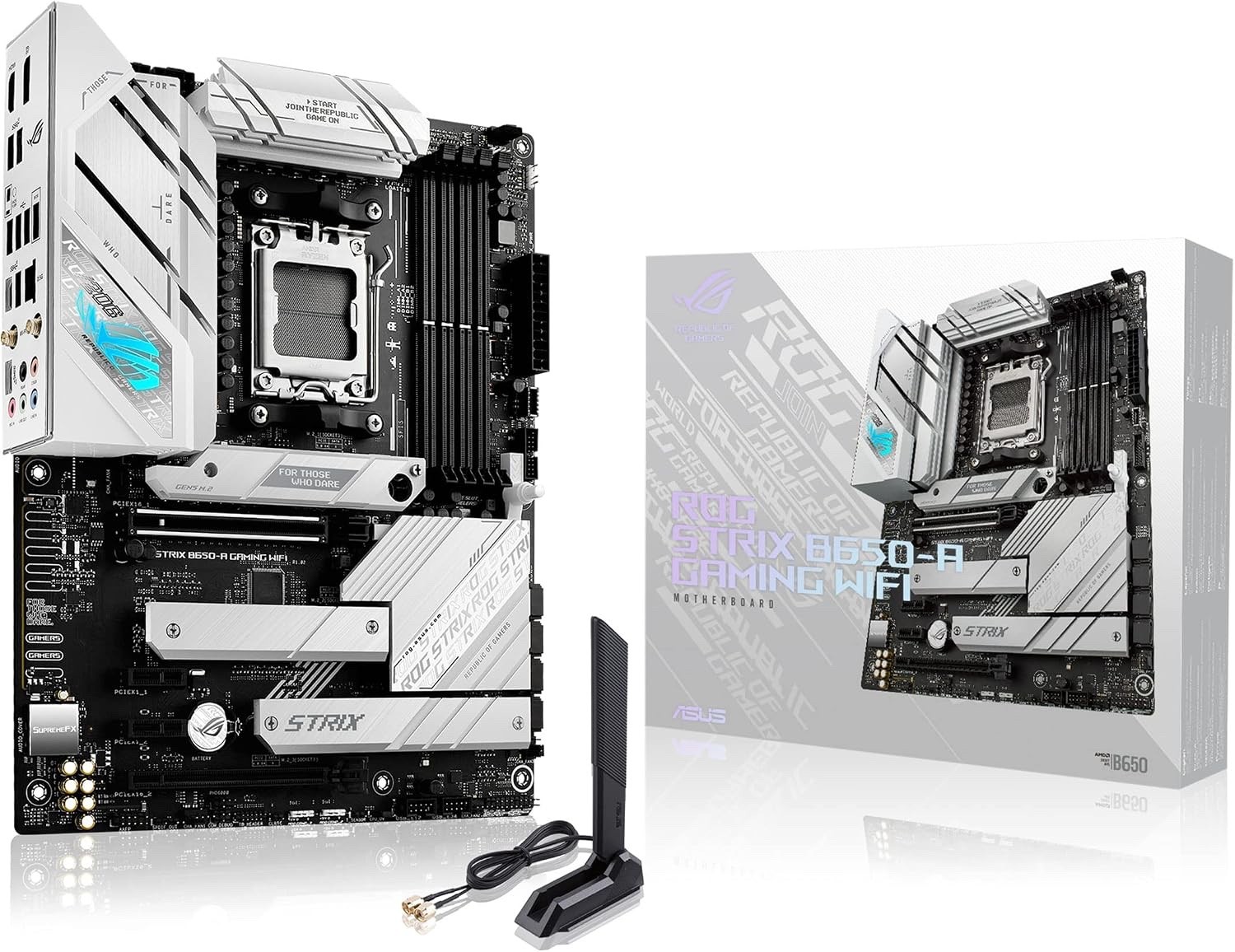 ASUS ROG Strix B650-A Gaming WiFi AMD AM5 ATX Motherboard New ASUS ROG Strix B650-A Gaming WiFi AMD AM5 ATX Motherboard New