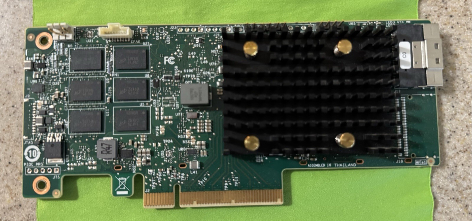 BROADCOM 05-50077-01 PCI-E 4.0 x8 PCI-Express MegaRAID 9560-8i RAID Controller BROADCOM 05-50077-01 PCI-E 4.0 x8 PCI-Express MegaRAID 9560-8i RAID Controller