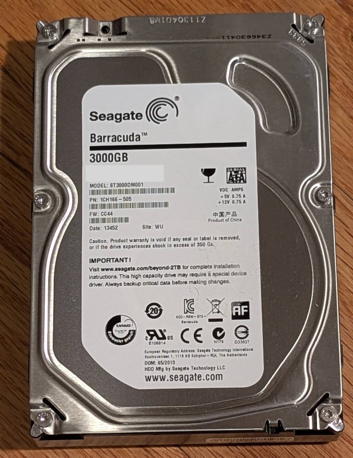 Seagate Barracuda 3TB 3.5\ Seagate Barracuda 3TB 3.5\