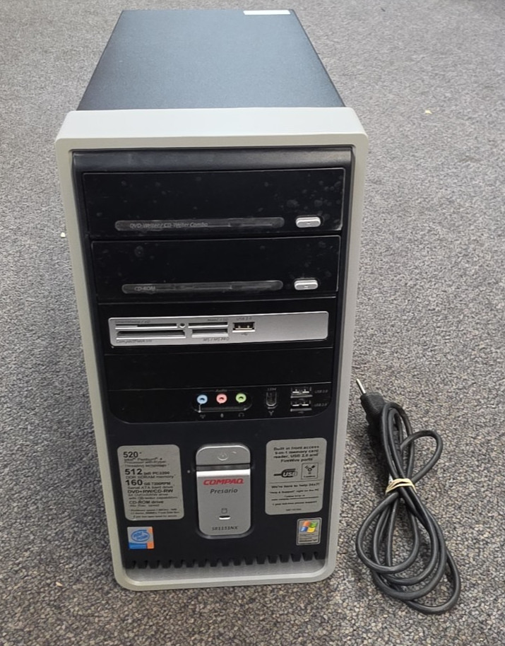 Vintage Compaq Presario SR1151NX Desktop 2.80 GHz, Windows XP Vintage Compaq Presario SR1151NX Desktop 2.80 GHz, Windows XP