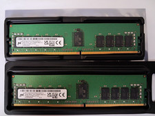 Micron 32GB (16GB x 2) PC4-25600 DDR4-3200MHz ECC RDIMM Memory (sku 0054) picture