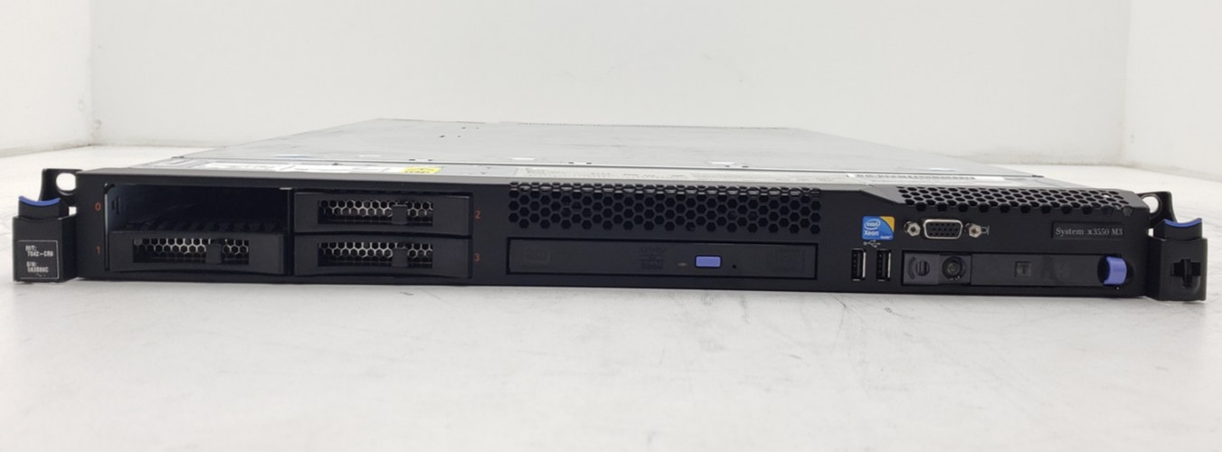 IBM System x3550 M3 1U Server Intel Xeon E5630 4GB DDR3 No HDD IBM System x3550 M3 1U Server Intel Xeon E5630 4GB DDR3 No HDD