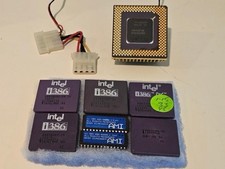 Vintage Computer Multi Lot See Pictures Chips Set Components Microprocessors Lot picture