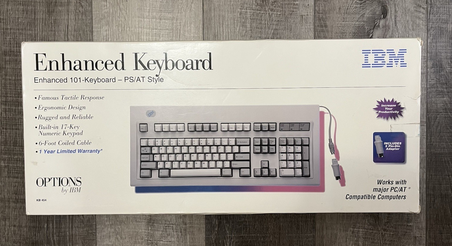 IBM Model M 42H1292 Buckling Spring Keyboard 1996 NOS Open Box PS/2 101 Key IBM Model M 42H1292 Buckling Spring Keyboard 1996 NOS Open Box PS/2 101 Key