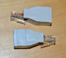 lot of 2 ~ Vintage Digital DEC ~ H8584-AA ~  8-pin MP to 6-pin MJ  **NOS** picture