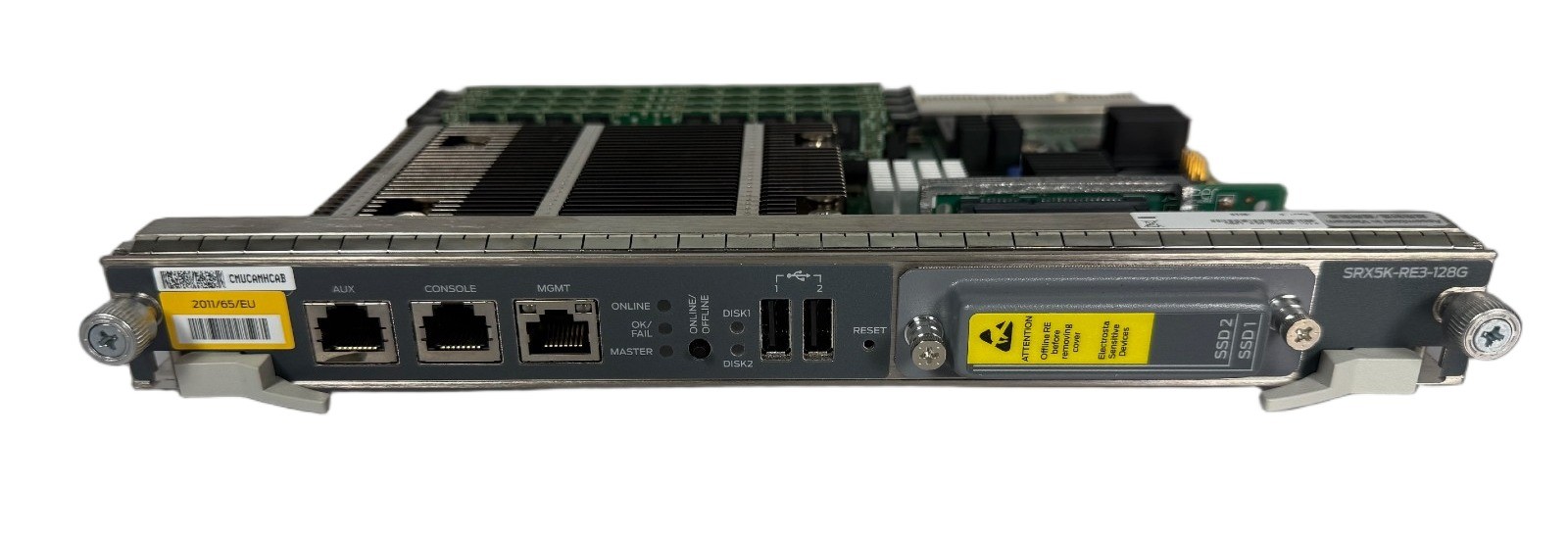 Juniper SRX5K-RE3-128G Routing Engine Module Rev B 540-062036 Juniper SRX5K-RE3-128G Routing Engine Module Rev B 540-062036