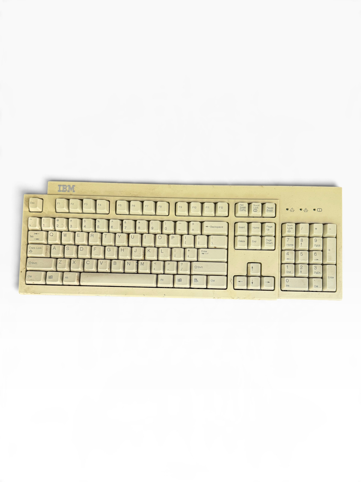 IBM KB-9910 104-Key PS/2 Wired Keyboard 37L2514 Beige Vintage Model IBM KB-9910 104-Key PS/2 Wired Keyboard 37L2514 Beige Vintage Model