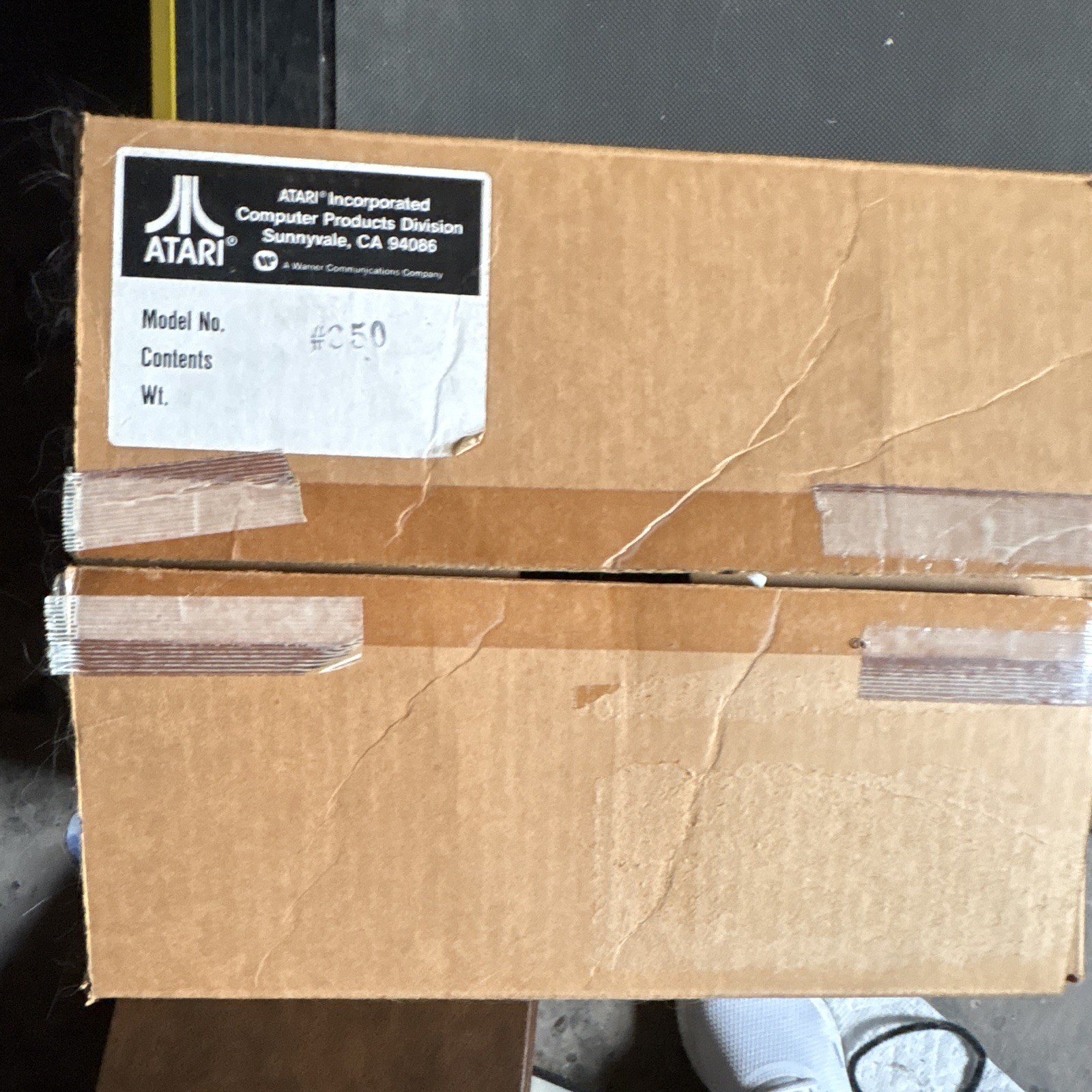Atari #C50 Vintage Computer Products Division Shipping Box Model No. 650