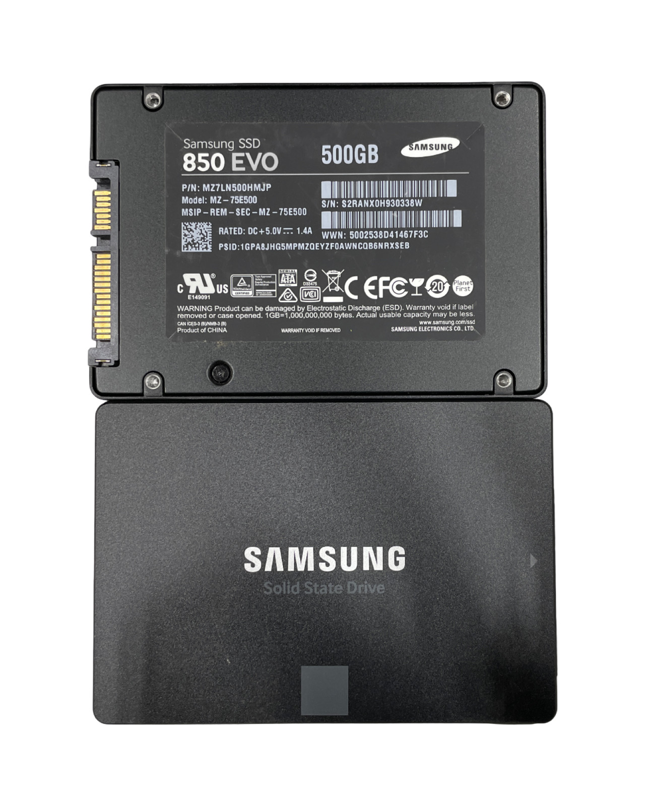 (LOT OF 3) Samsung MZ-75E500 850 EVO 500GB 2.5\ (LOT OF 3) Samsung MZ-75E500 850 EVO 500GB 2.5\