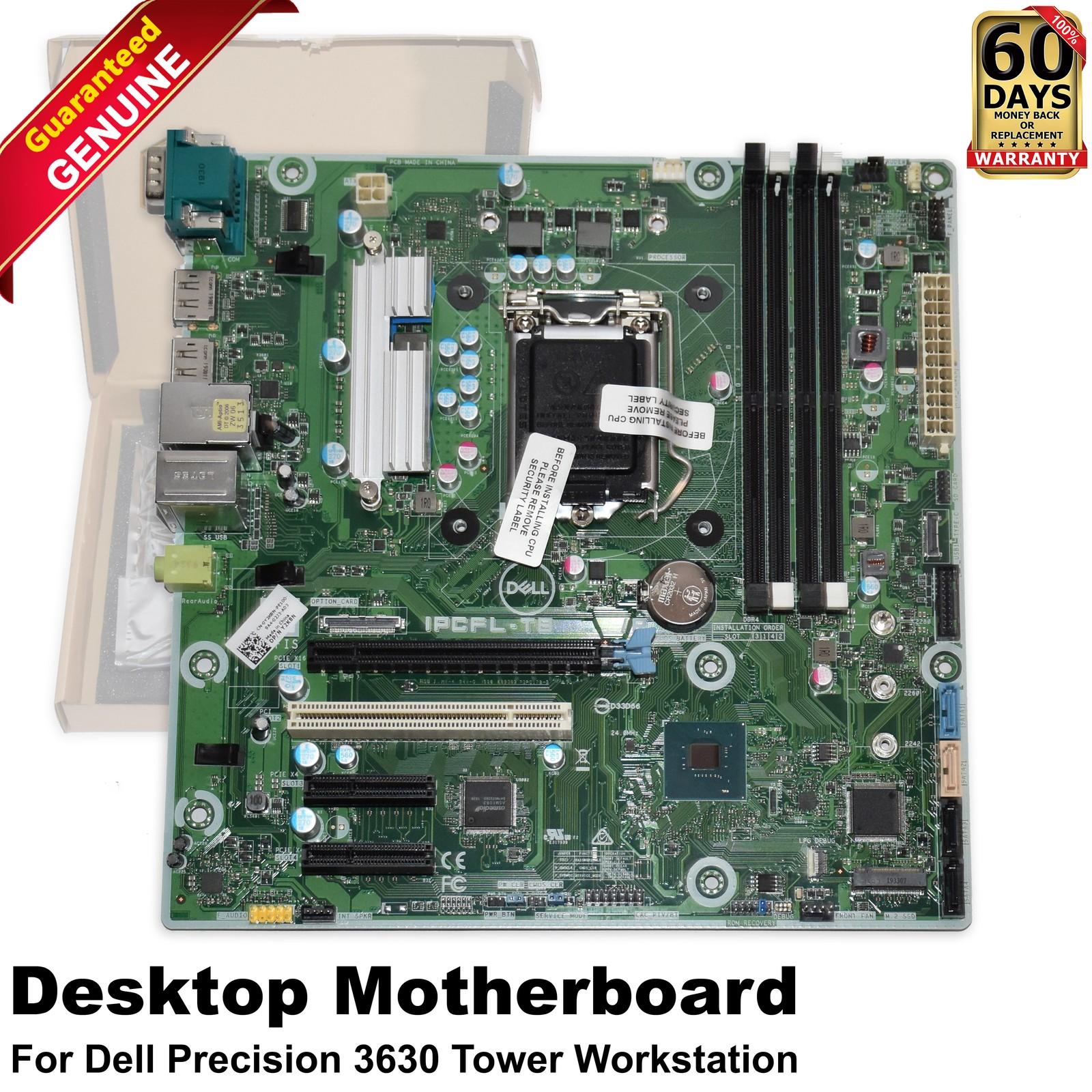 Dell Precision 3630 Tower Desktop Motherboard Intel LGA1151 DDR4 IPCFL-TB Y2K8N