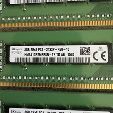 Lot of 4 SK hynix 8GB DDR4-2133 ECC RDIMM 32GB HMA41GR7MFR8N-TF Server RAM picture