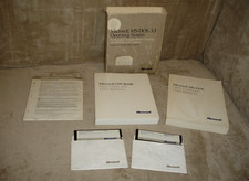 Vintage 1987 Microsoft MS-DOS 3.3 Complete with GW-BASIC in Box with 5.25
