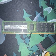 SAMSUNG  64GB PC4-25600R DDR4- 3200 MHZ 2RX4 M393A8G40AB2-CWE SERVER MEMORY picture