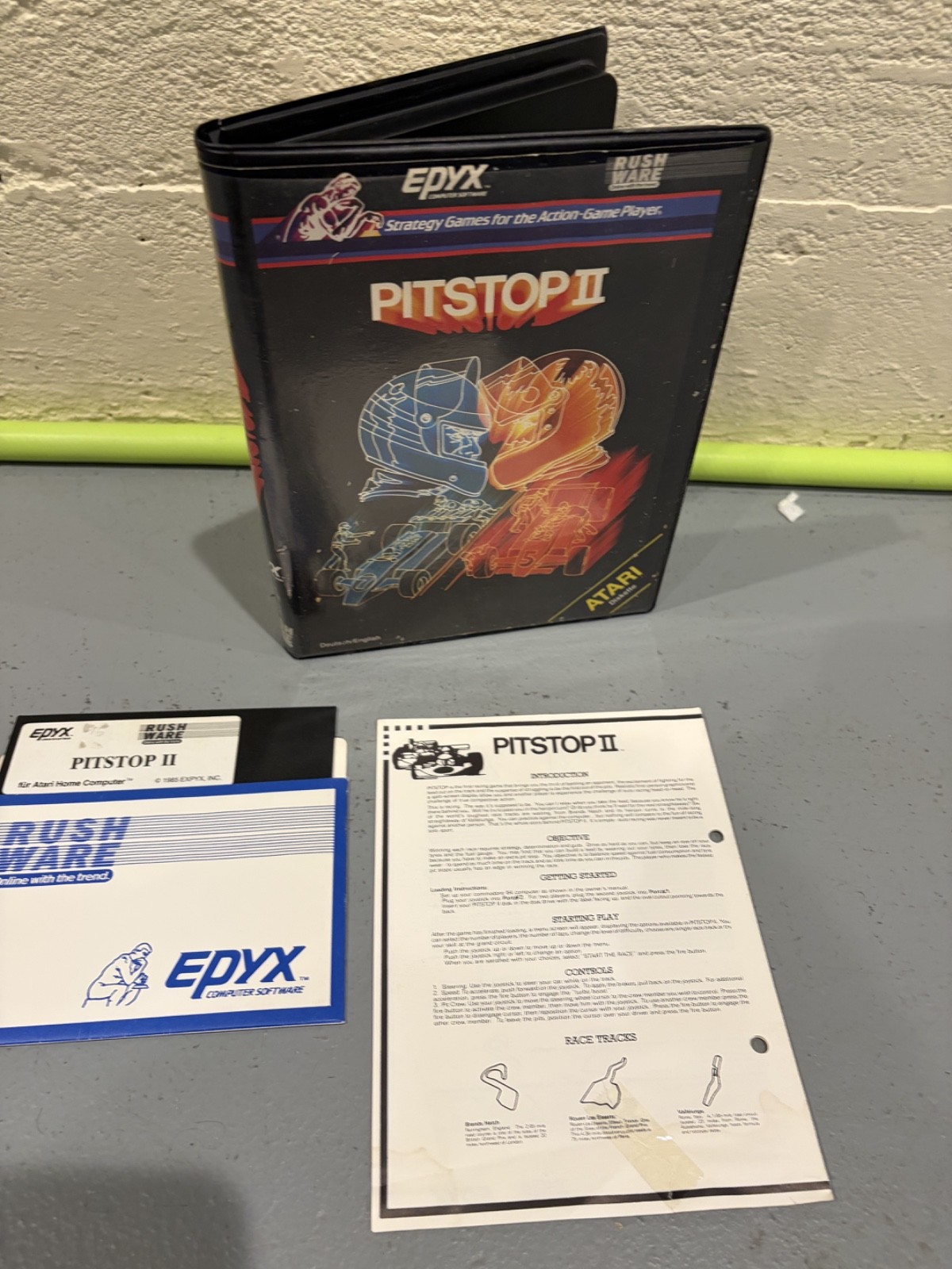 Pitstop II - Epyx - Atari 400/800 XL/XE Pitstop II - Epyx - Atari 400/800 XL/XE