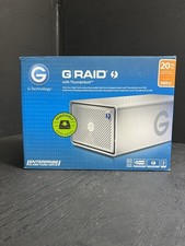 G-Technology G-RAID w/ Thunderbolt 20TB Dual-Drive External HDD USB 3.0 0G04228 picture