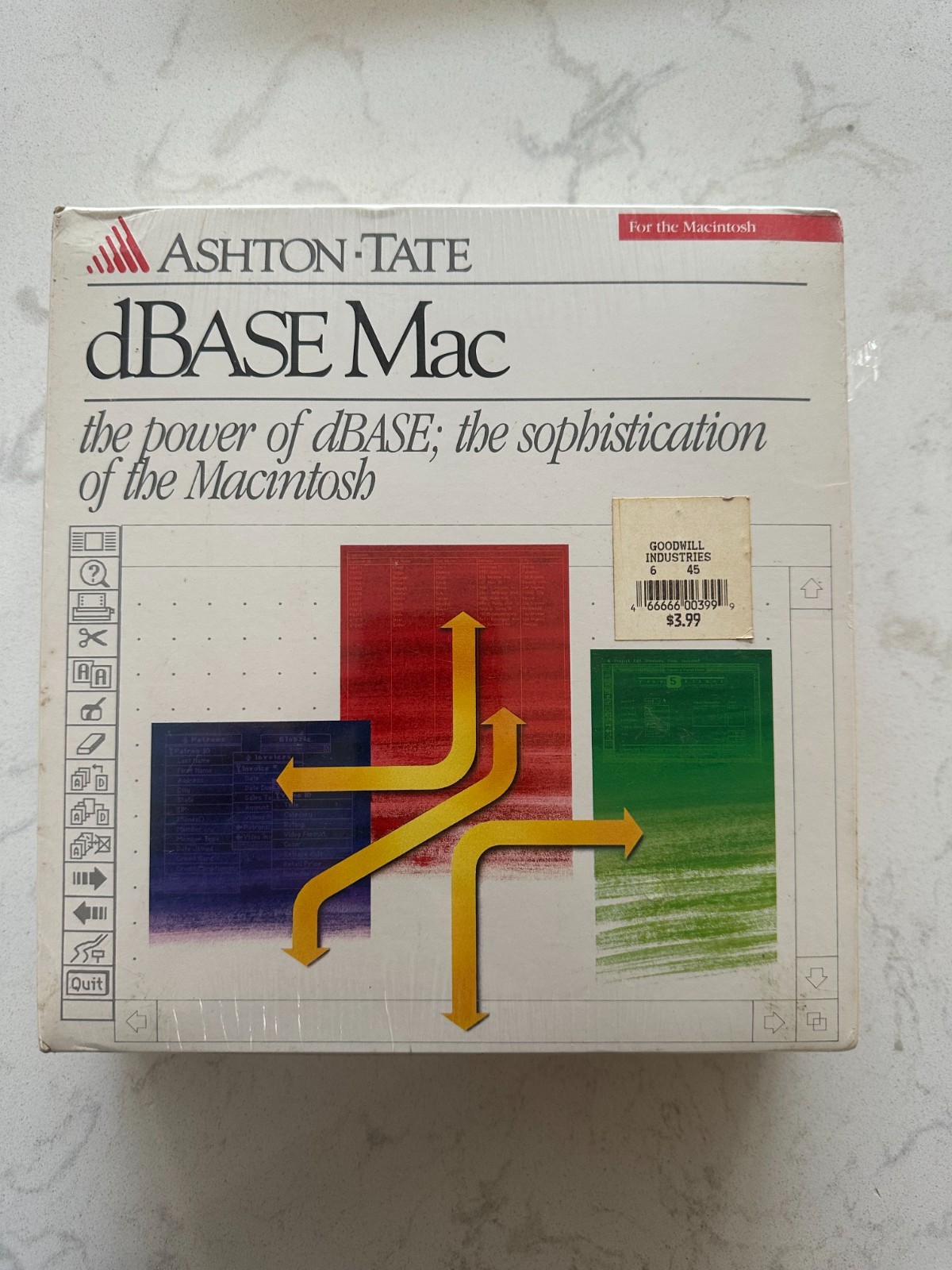 dBase 1.0 for Vintage Apple Macintosh Computers New in Box Sealed dBase 1.0 for Vintage Apple Macintosh Computers New in Box Sealed