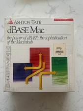 dBase 1.0 for Vintage Apple Macintosh Computers New in Box Sealed picture