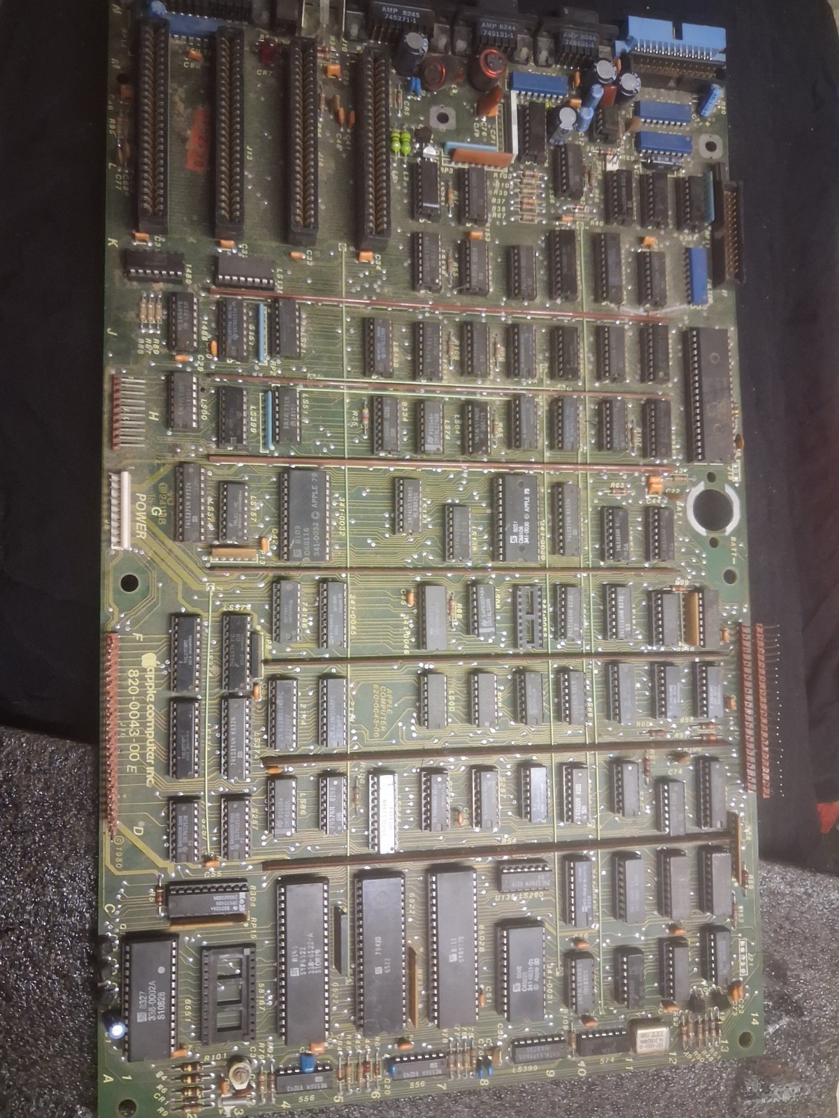Vintage Apple III Motherboard Logic Board 820-0043-00 E Fully Populated Tested Vintage Apple III Motherboard Logic Board 820-0043-00 E Fully Populated Tested
