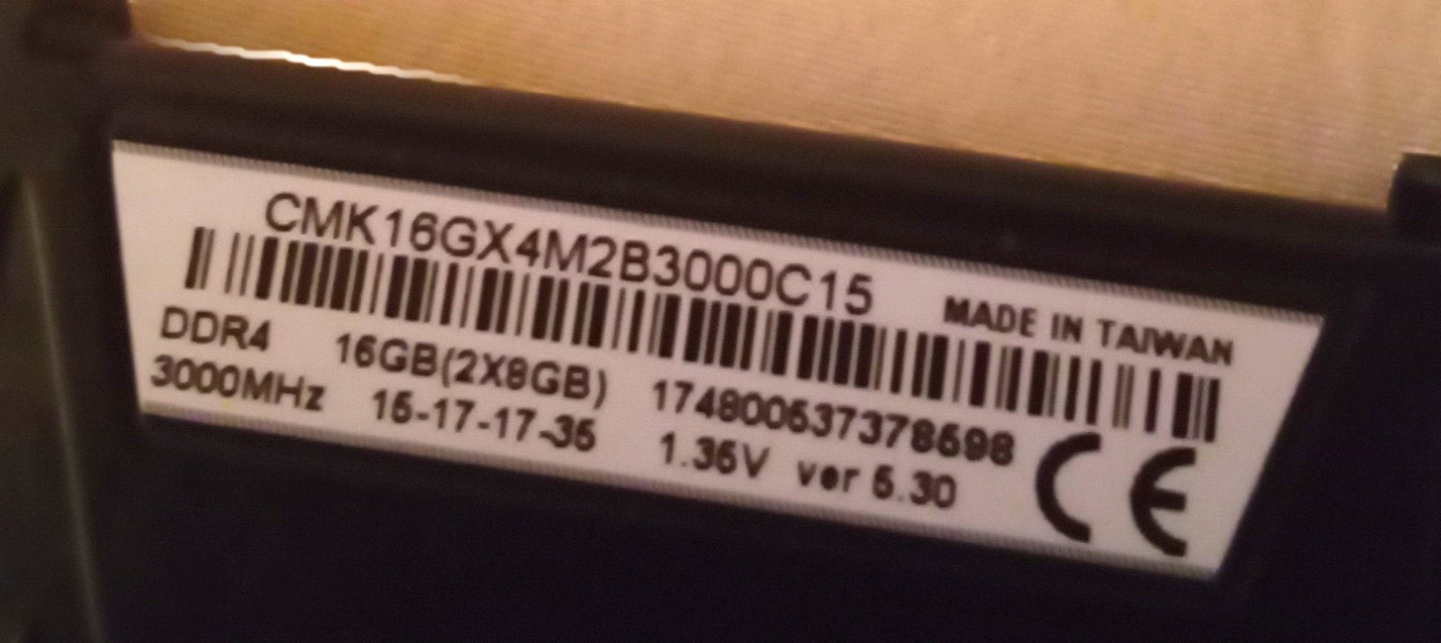 Corsair Vengeance LPX 16GB (2x8GB) DDR4 3000MHz DIMM ECC 288-pin