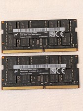 32GB  (2X16GB)  LOT 2  MTA16ATF2G64HZ-2G6E3 DDR4 PC4-2666V  Memory iMAC A1417 picture