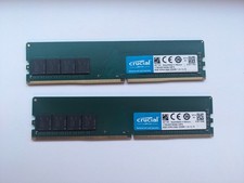 Crucial 16GB 2x8GB DDR4-2666 Desktop RAM CT8G4DFS8266 Tested Working picture