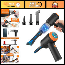 Cordless Air Duster & Vacuum Cleaner for Keyboard & PC Cleaning - 110000RPM Powe picture