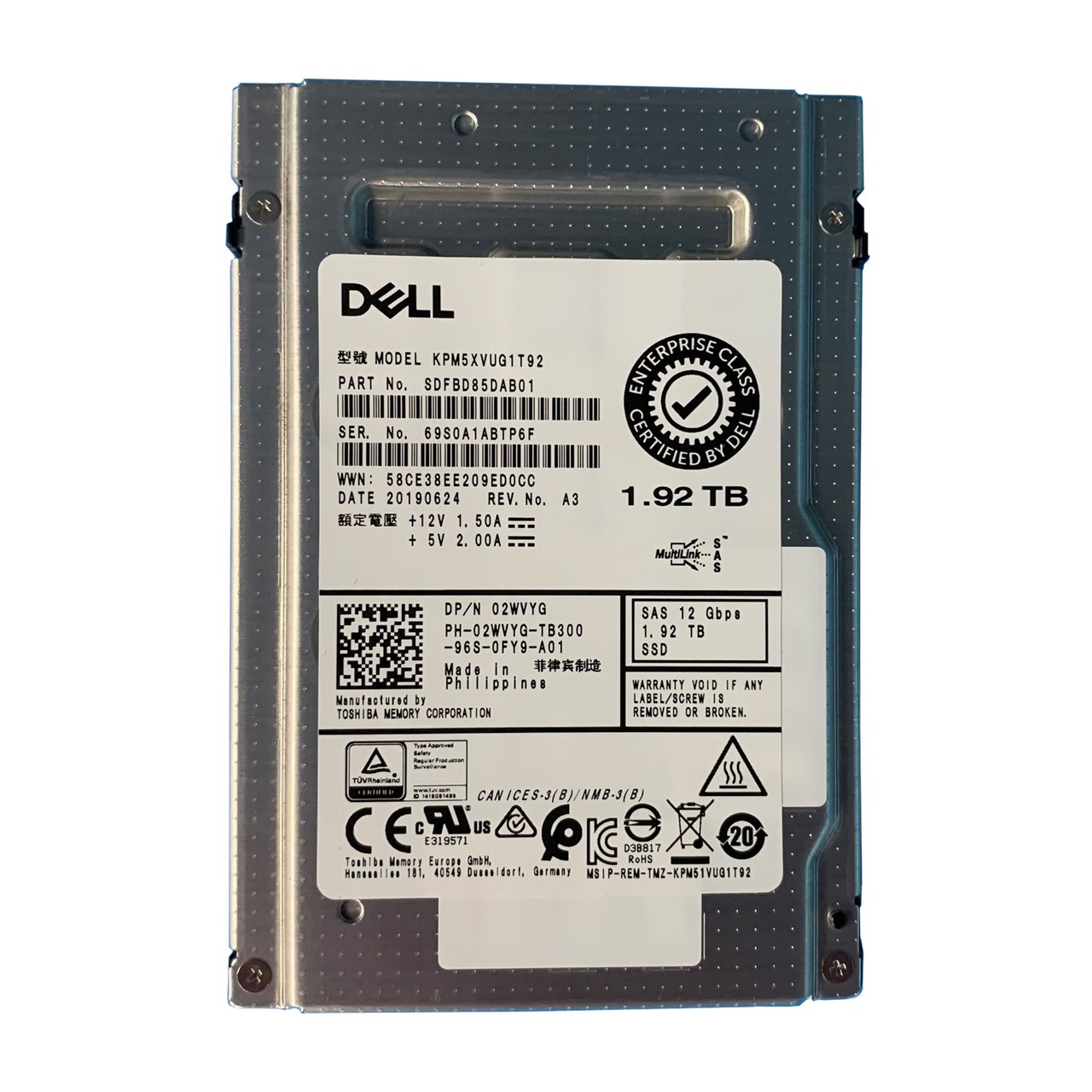 Samsung Dell 2WVYG 1.92TB 2.5
