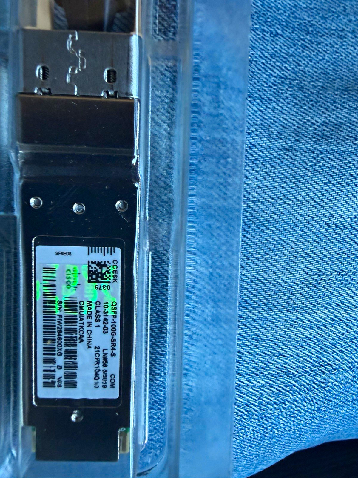 Cisco QSFP-100G-SR4-S 100Gbps QSFP Optical Transceiver Module MPO
