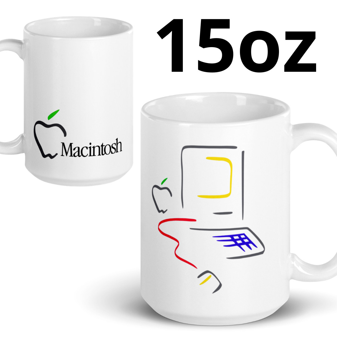 Vintage Apple Macintosh Retro Computer - Ceramic Mug 15 oz Vintage Apple Macintosh Retro Computer - Ceramic Mug 15 oz