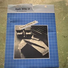 Vintage Apple Writer III Training Pak Manual  UNTESTED picture