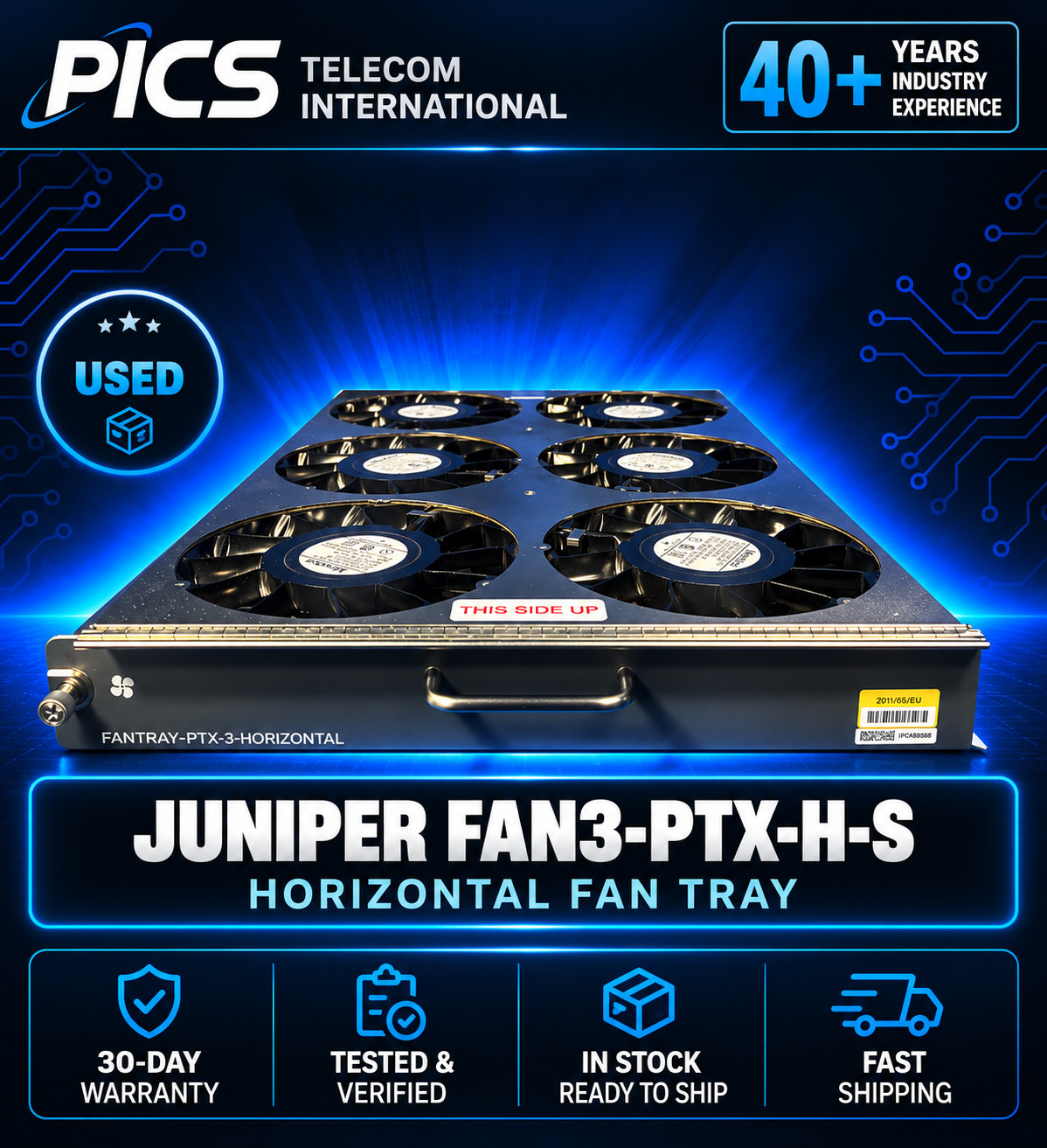 Juniper FAN3-PTX-H-S Fan II price incl VAT 3 yr warranty* B2B