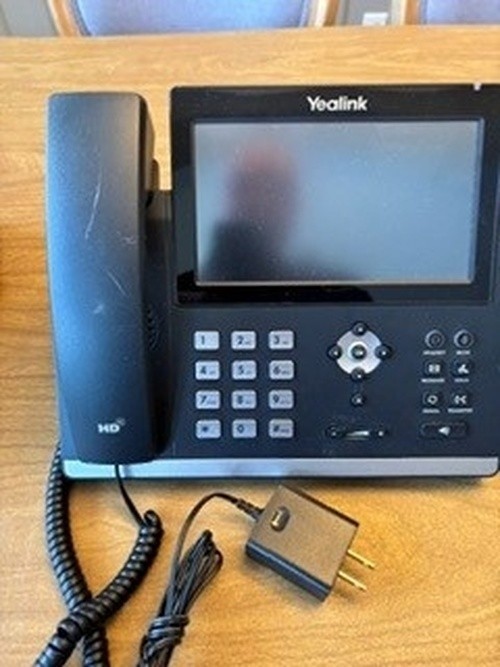 5 Yealink SIP-T48U 16 Lines USB Ethernet IP Phones + Cisco ATA191 Adapter