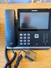 5 Yealink SIP-T48U 16 Lines USB Ethernet IP Phones + Cisco ATA191 Adapter picture